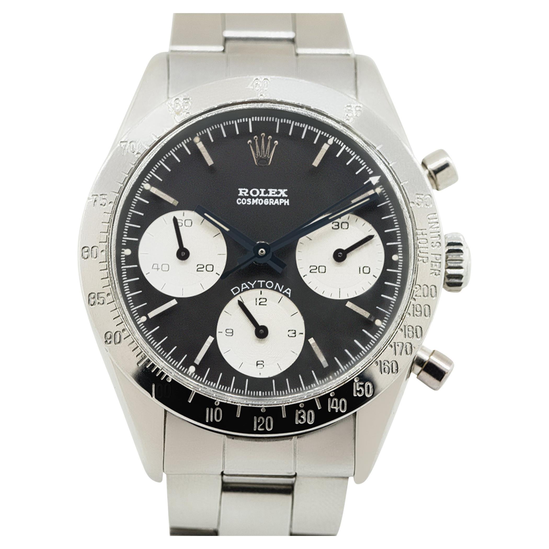 Rolex 6239 Daytona Stainless Steel Watch in Stock For Sale
