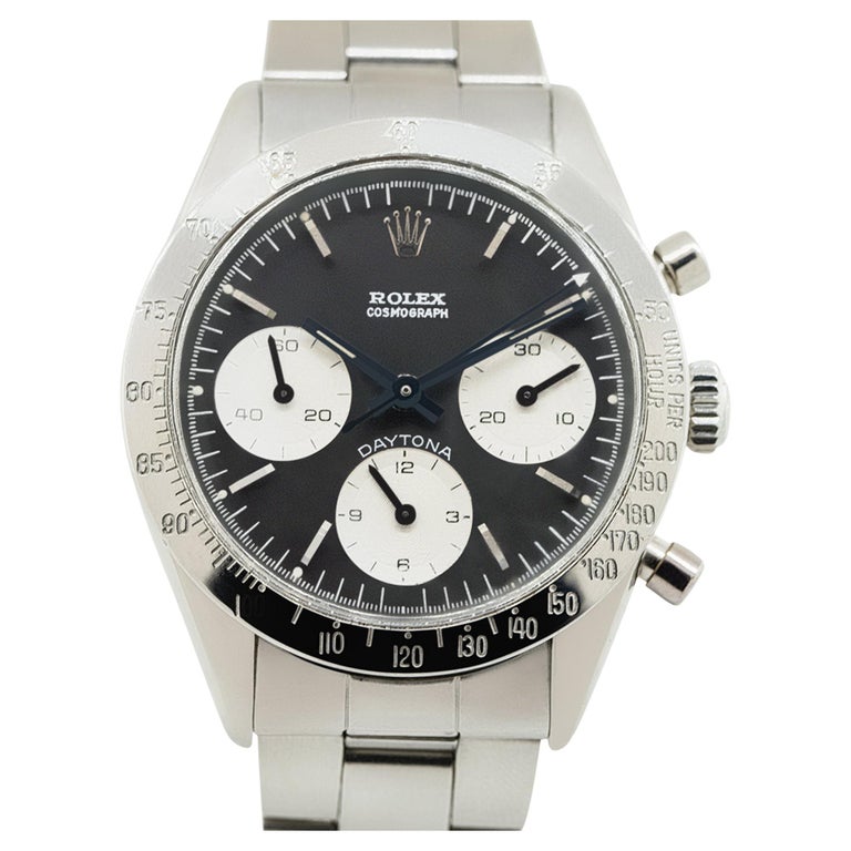 Rolex 6239 Daytona Stainless Steel Watch in Stock For Sale at