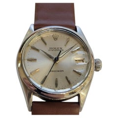 Rolex 6466 Oysterdate Precision 30mm 1960s Midsize Vintage Manual Wind RA782B