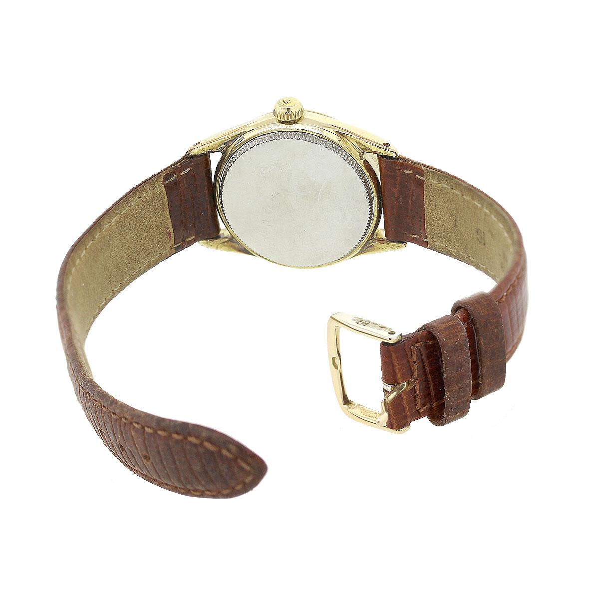 Rolex 6466 Oysterdate Vintage Shell Plated Precision Watch en vente 1