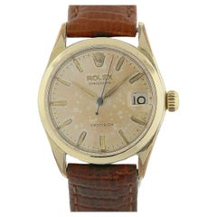 Rolex 6466 Oysterdate Vintage Shell Plated Precision Watch