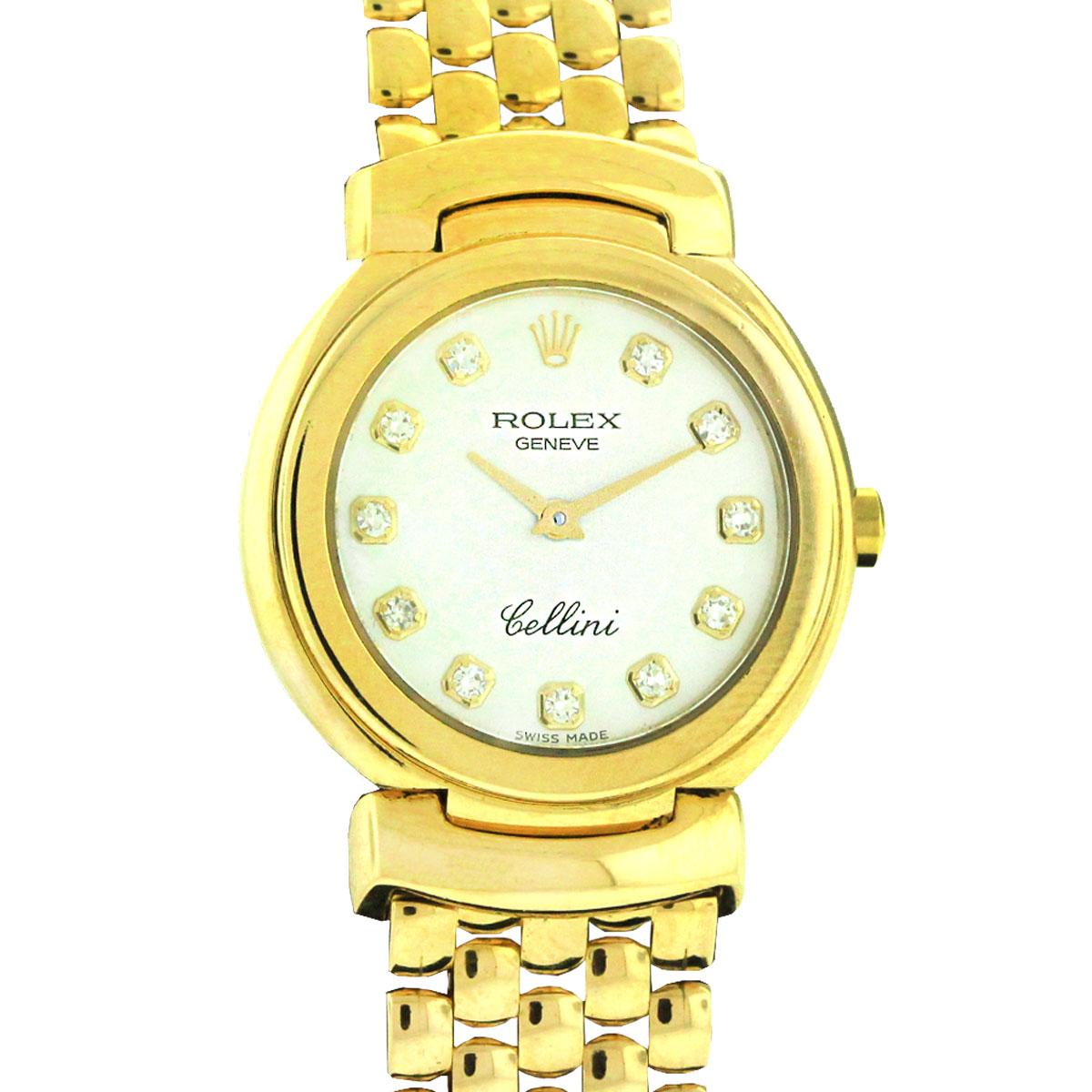 Brand-Rolex
MPN-6621
Model-Cellini
Case Material-18k Yellow Gold
Case Diameter-26mm
Bezel-18k Yellow Gold , Smooth Bezel
Dial-White Diamond Dial
Bracelet-18k Yellow Gold , mesh bracelet
Crystal-Sapphire crystal
Size-Will fit up to a 5.50