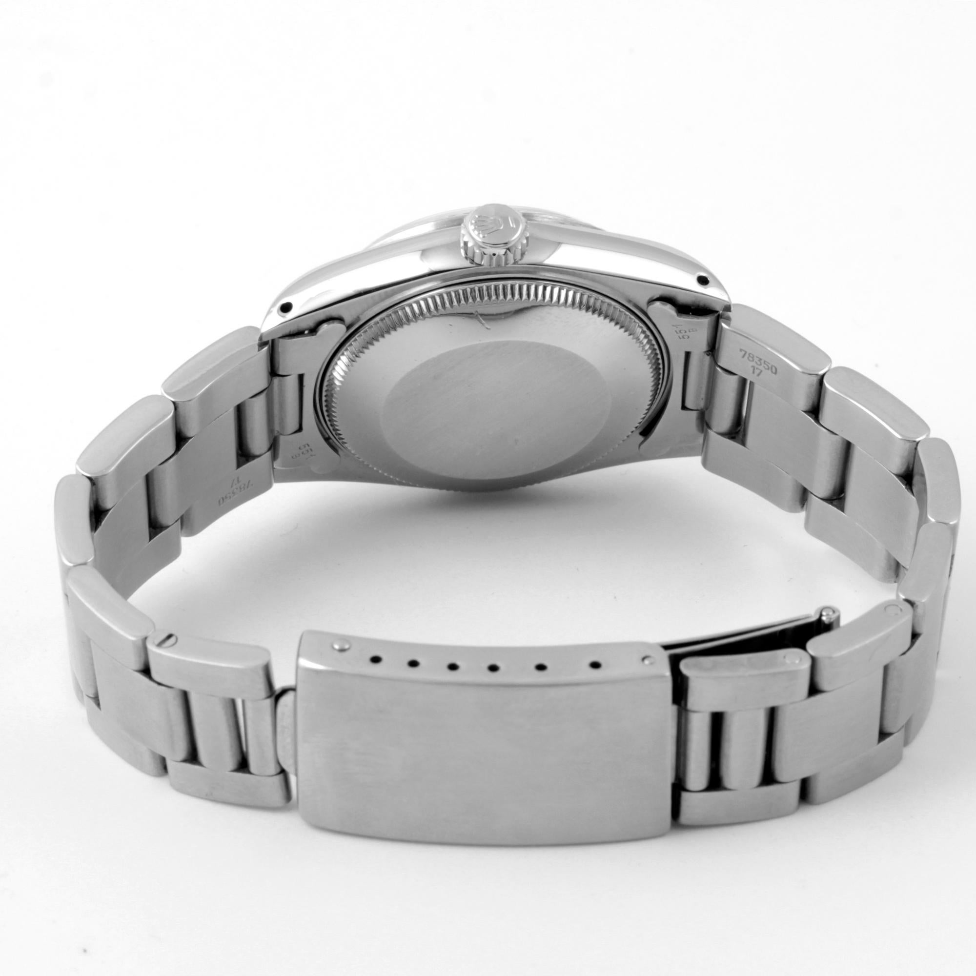 Rolex 6824 Damen 31mm Rosa Diamant Oyster Stahl (Moderne)