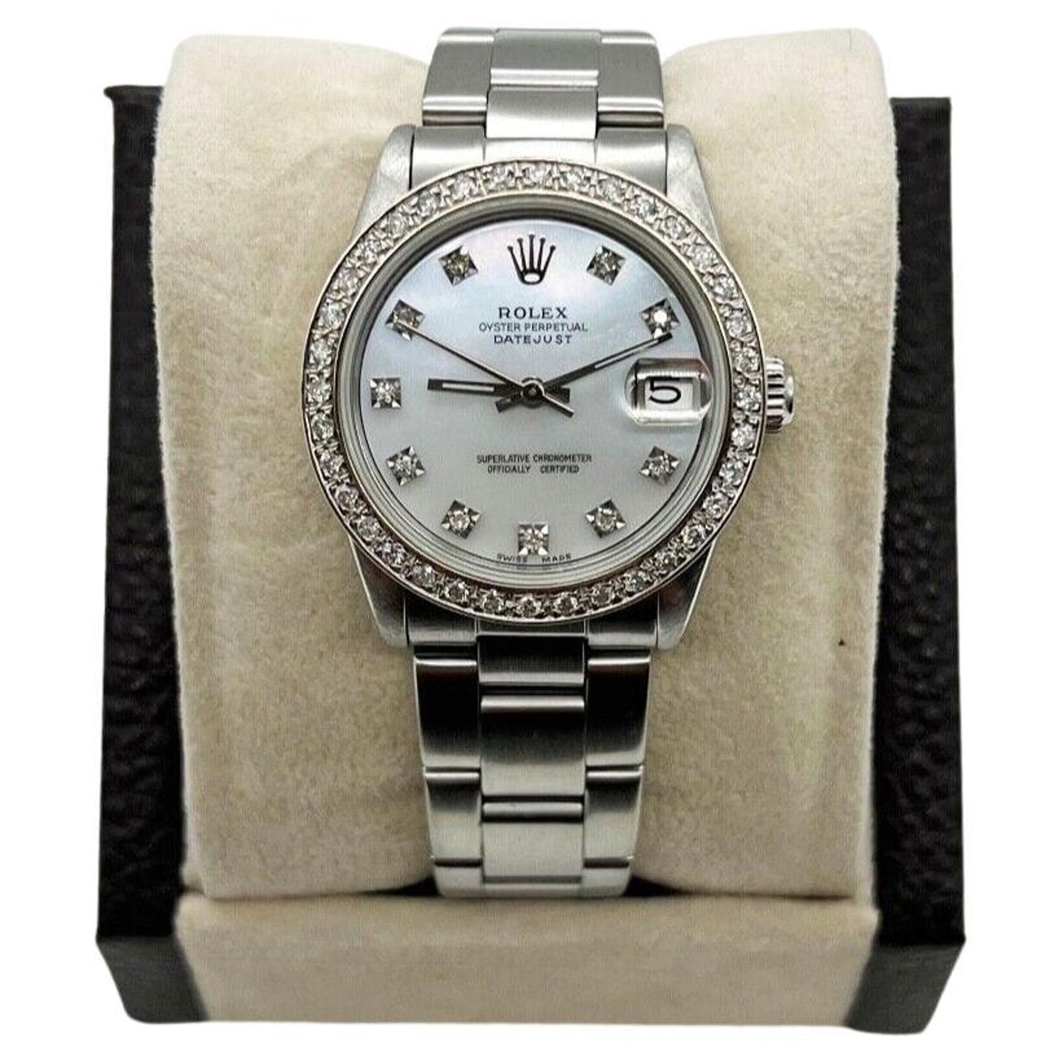 Rolex 68240 Midsize Datejust with Papers Blue Dial Stainless Steel For Sale  at 1stDibs | rolex 59312, rolex datejust 59312, rolex date just 59312