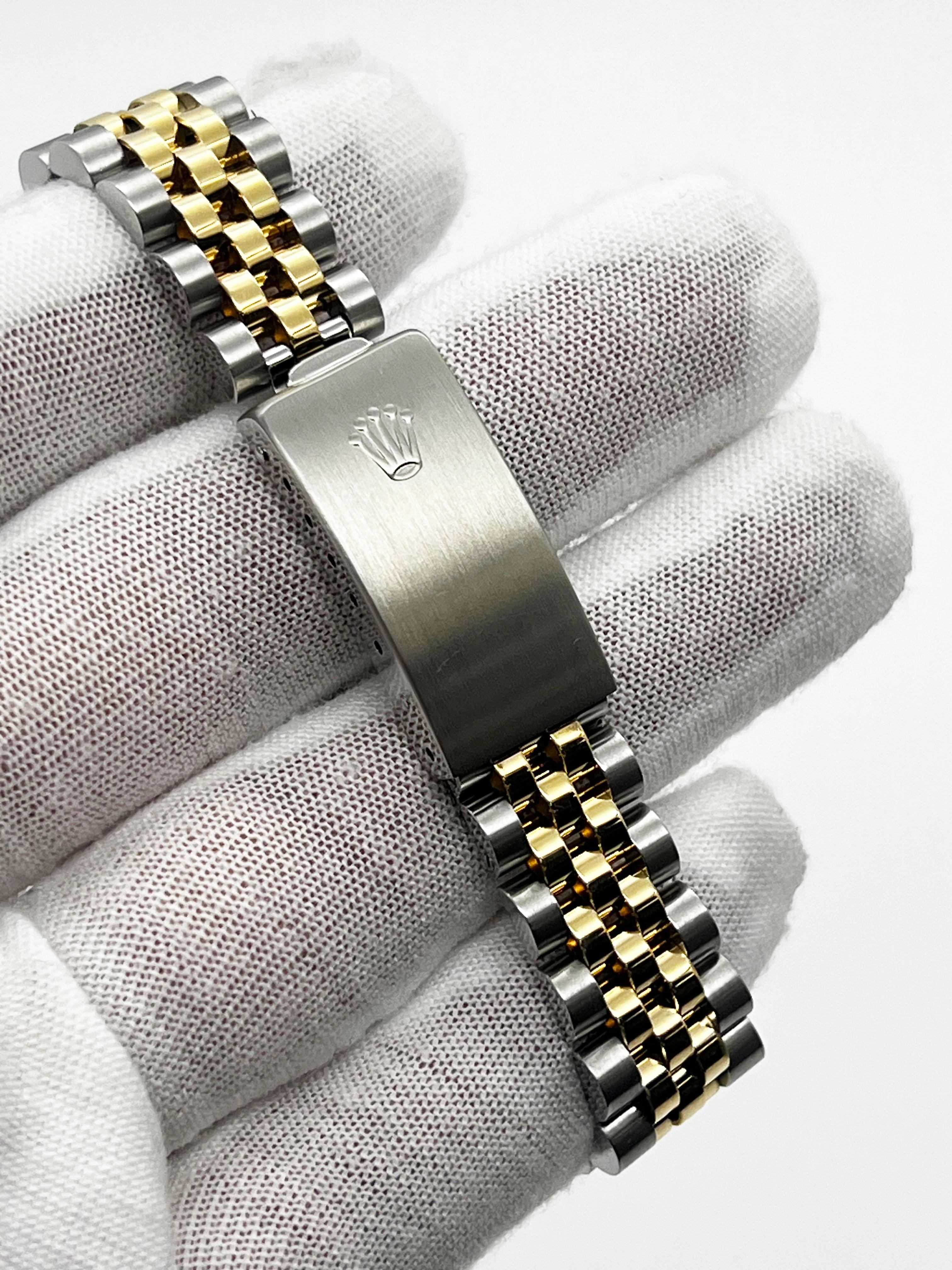 Rolex 68273 Datejust Midsize 31mm Champagner-Zifferblatt 18K Gelbgold Edelstahl 2