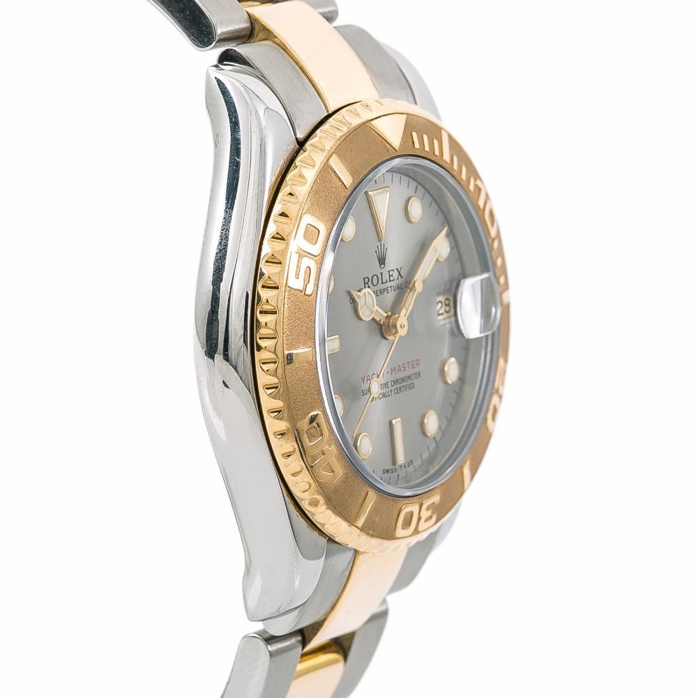 Contemporary Rolex 68623 Yacht-Master Unisex Two-Tone Stainless Steel Automatic Watch For Sale