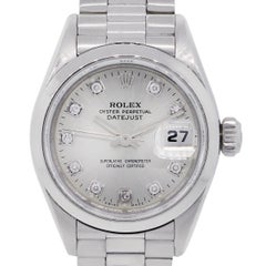 Rolex 69166 Platinum Diamond Dial Watch