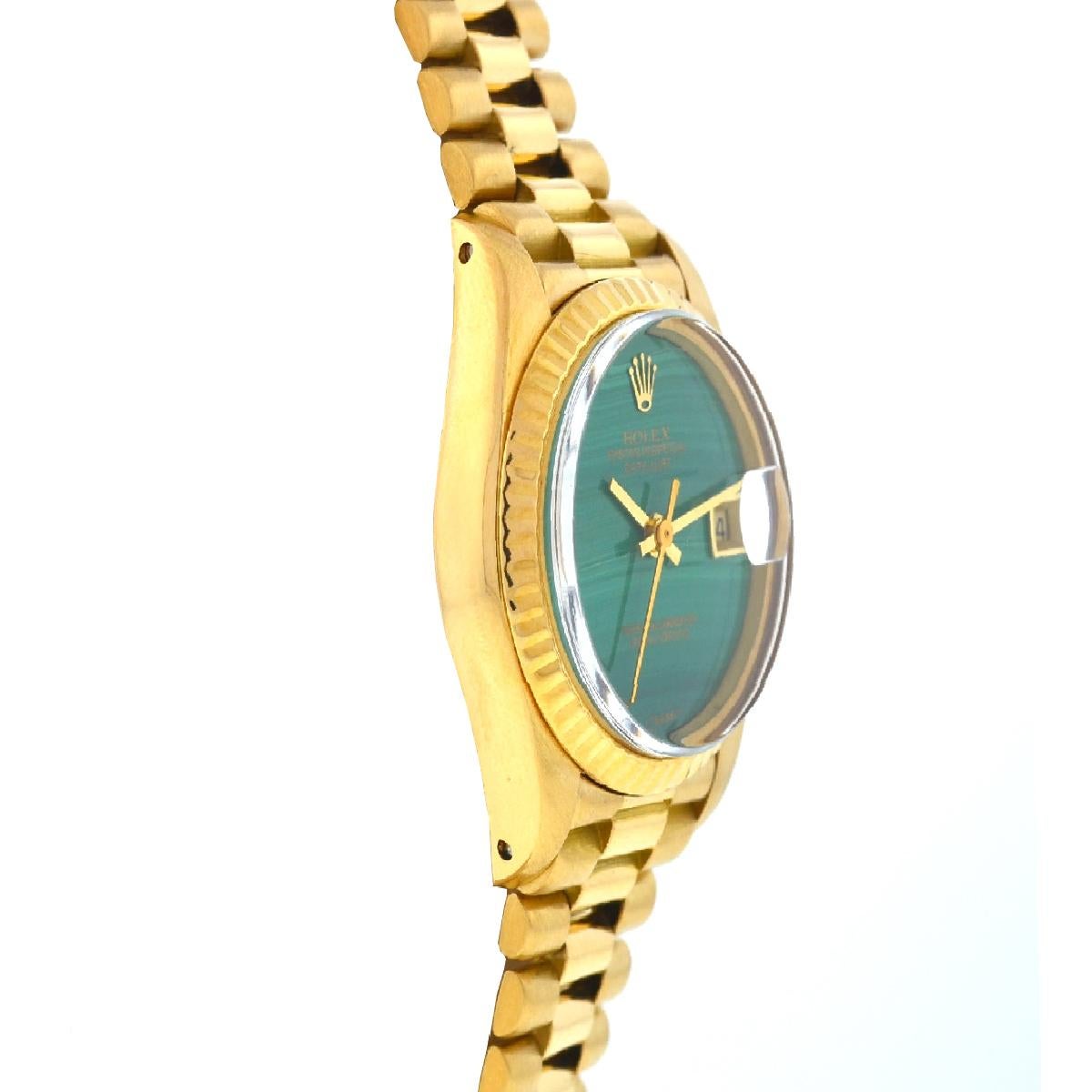 malachite rolex