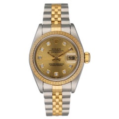 Rolex 69173 Diamond Dial Ladies Watch Box & Papers