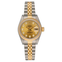 Vintage Rolex 69173 Diamond Dial Ladies Watch