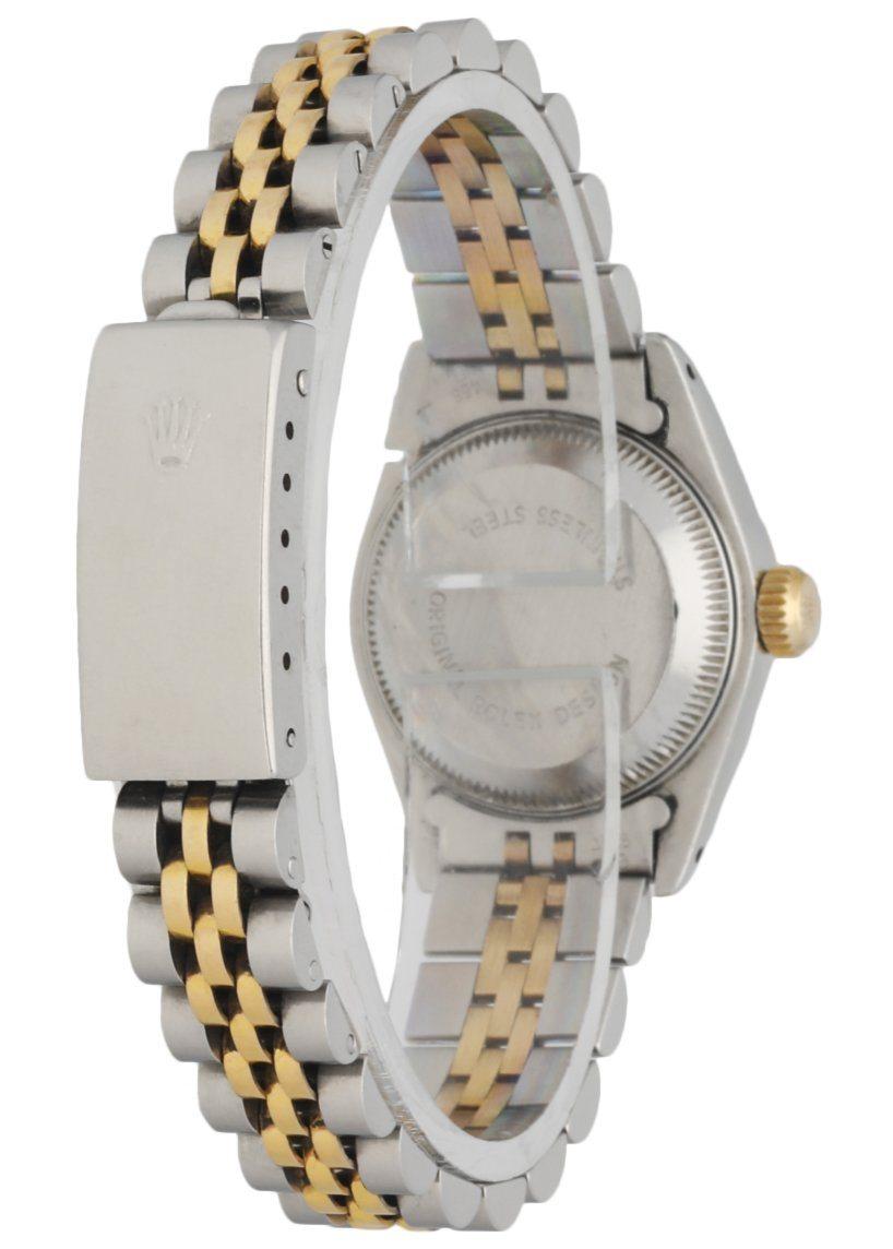 Women's Rolex 69173 Stainless Steel & 18K Yellow Gold Diamond Dial Ladies Watch