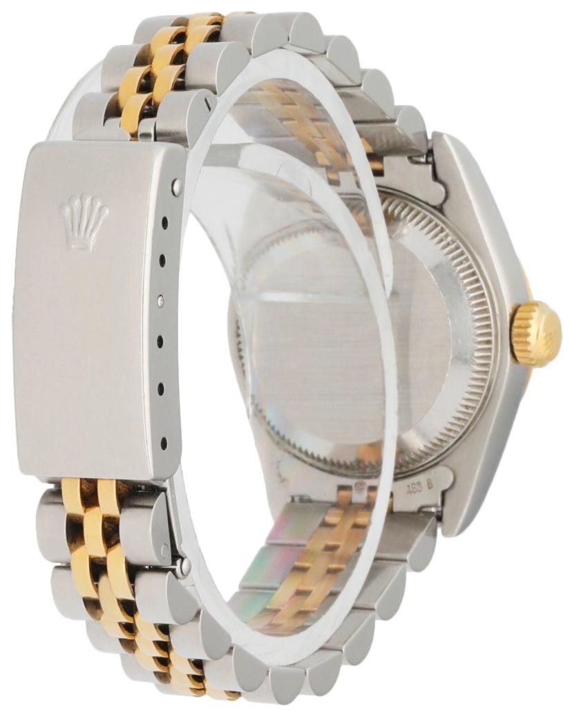 Women's Rolex 69173 Stainless Steel & 18K Yellow Gold Diamond Dial Ladies Watch