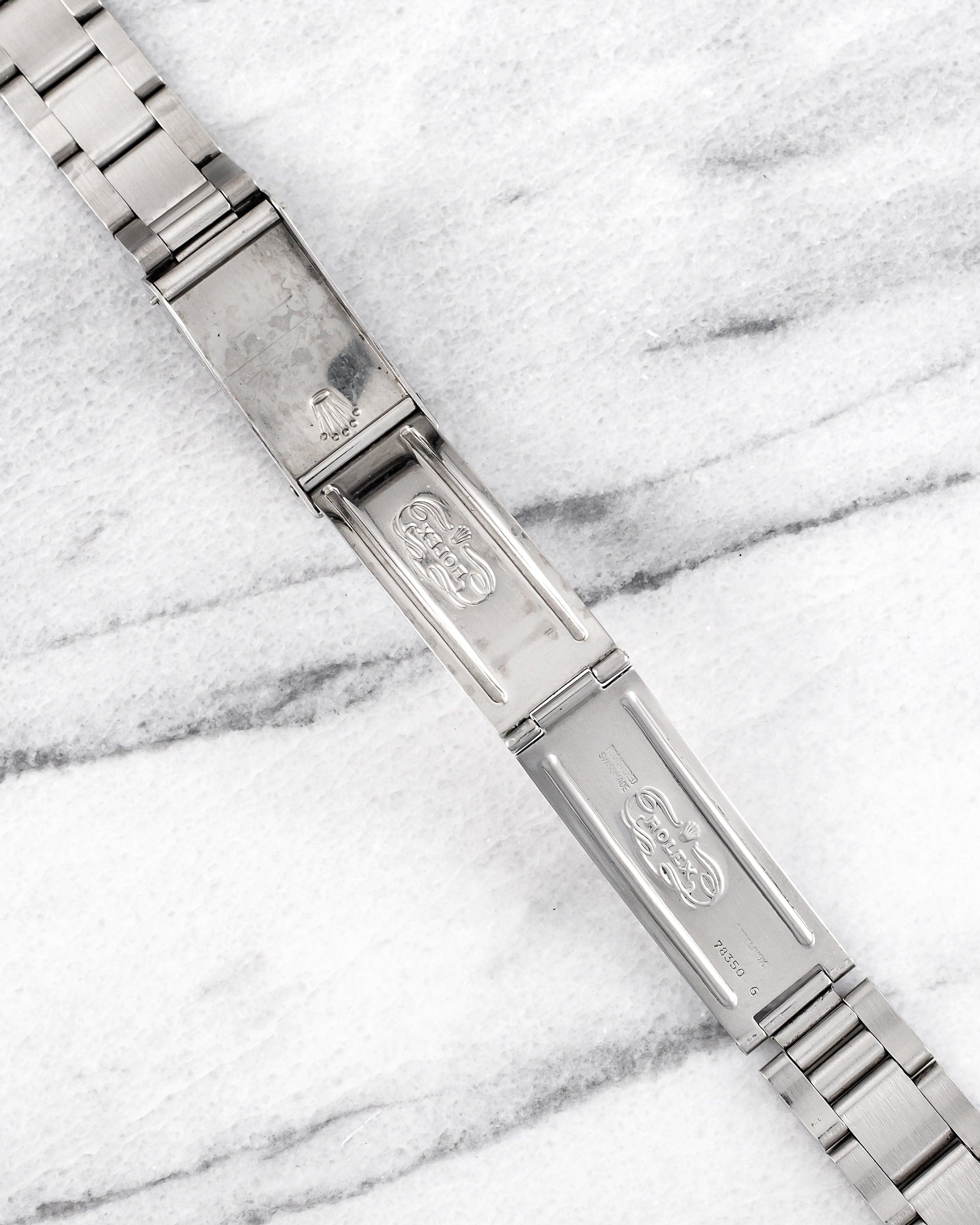 Rolex 78350 Bracciale Oyster Pesante 19mm Larghezza Orologio in Steele, anni '90 In condizioni buone in vendita a New York, NY
