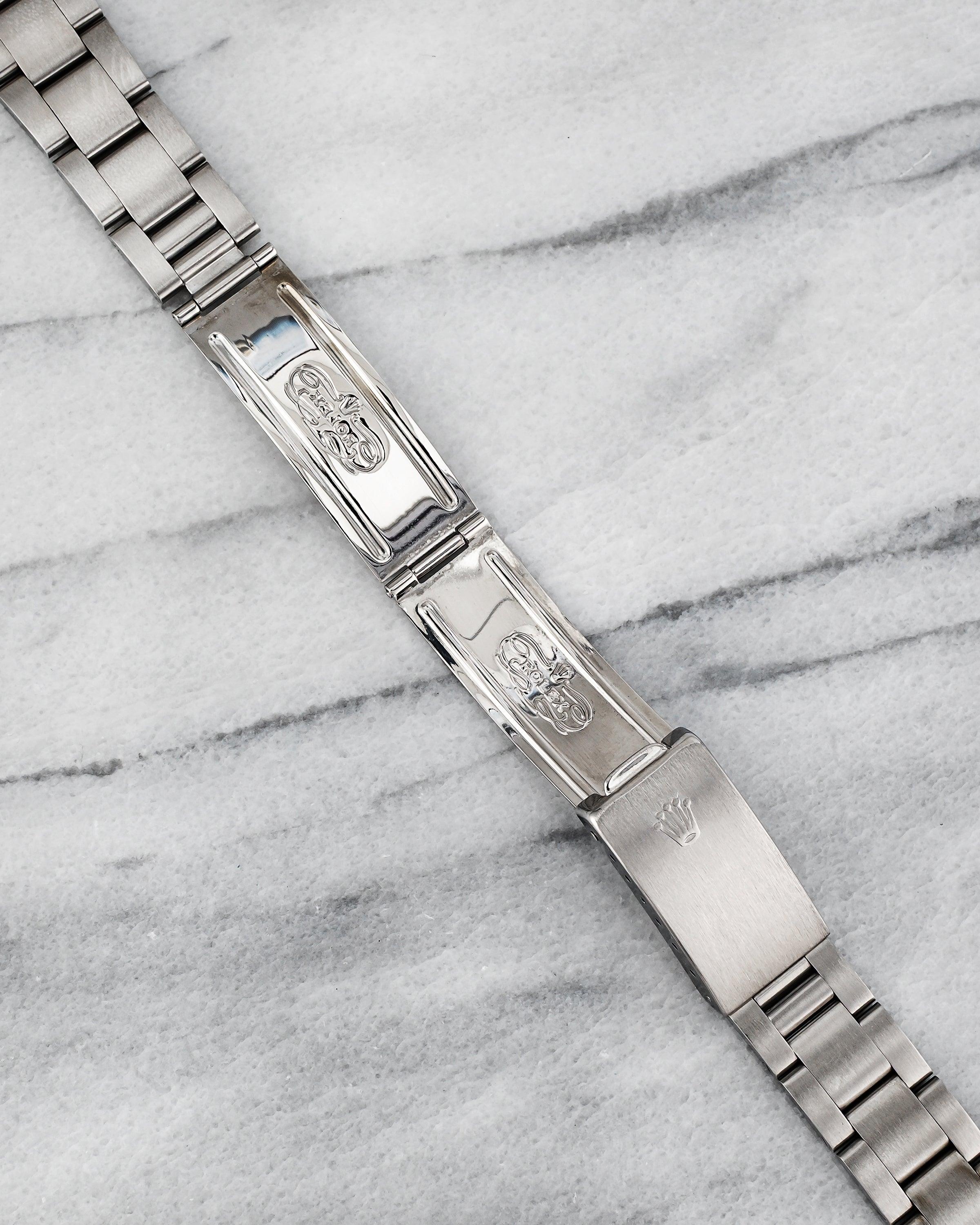 Reloj Rolex 78350 Heavy Oyster Bracelet 19mm Lug Width de acero inoxidable, años 90 en Bueno estado para la venta en New York, NY