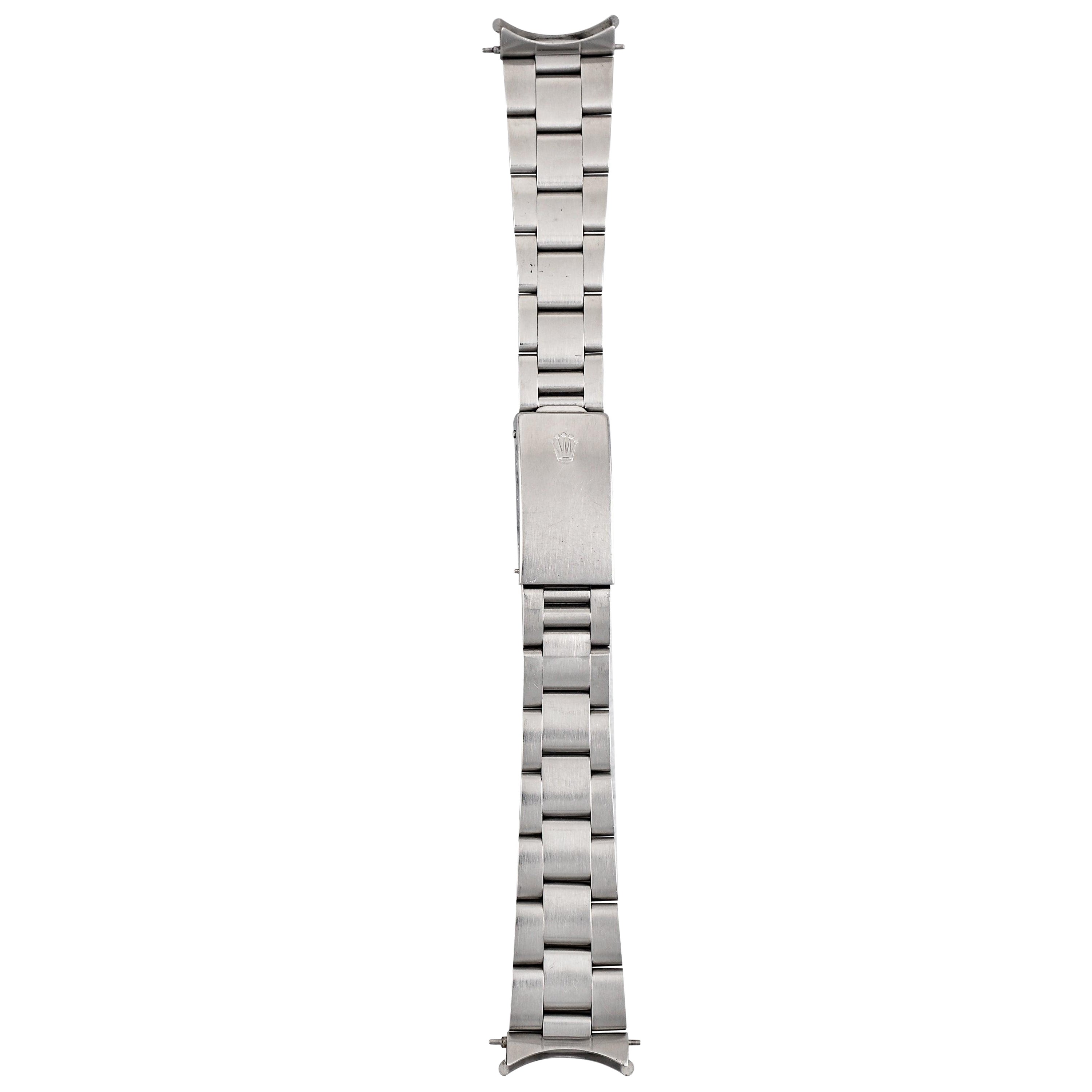 Rolex 78350 Heavy Oyster Armband 19mm Lug Breite Uhr in Edelstahl, 1990er Jahre