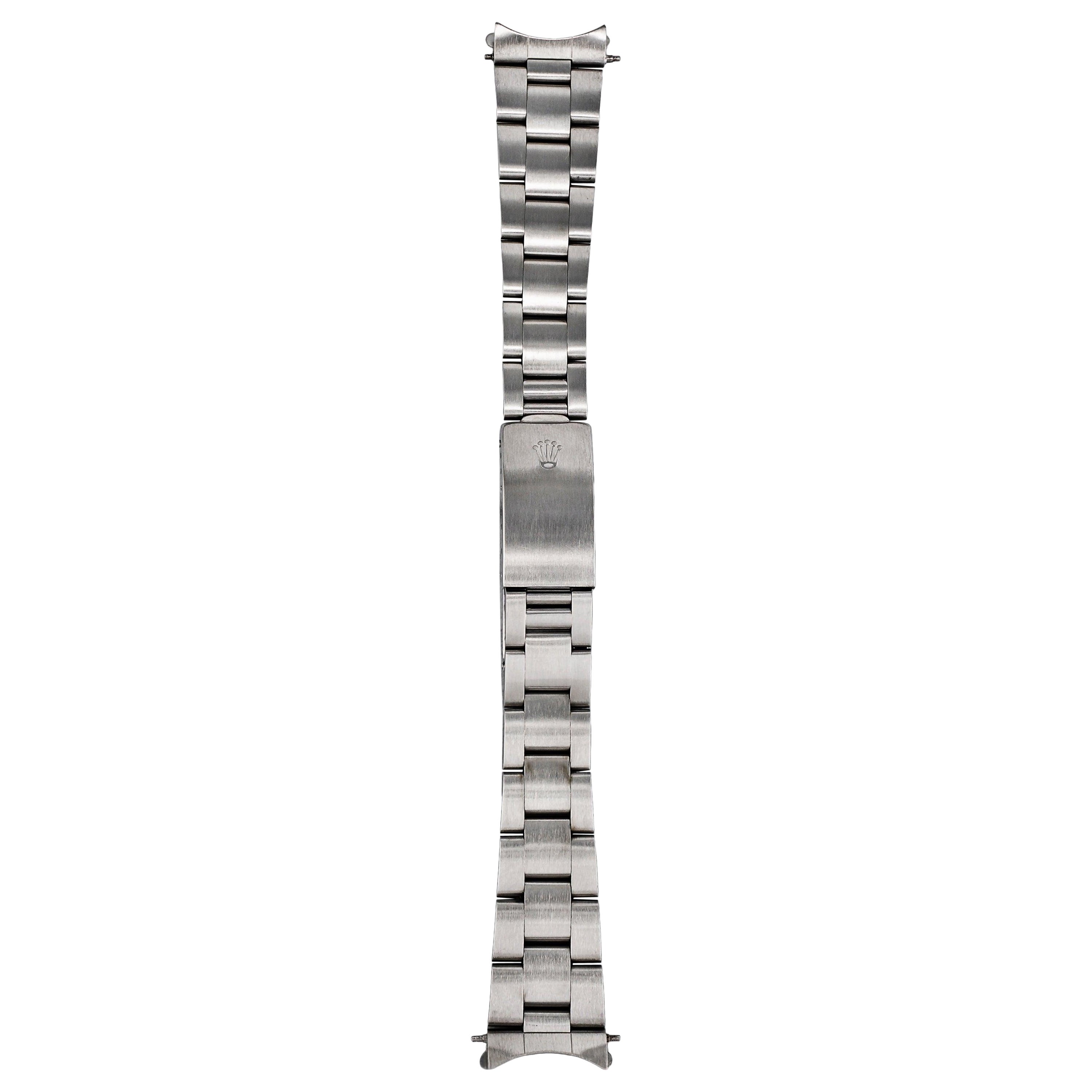 Rolex 78350 Heavy Oyster Armband 19mm Lug Breite Uhr in Edelstahl, 1990er Jahre