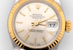 Rolex 79173 Ladies Two Tone Oyster Perpetual Datejust Wrist Watch 26mm