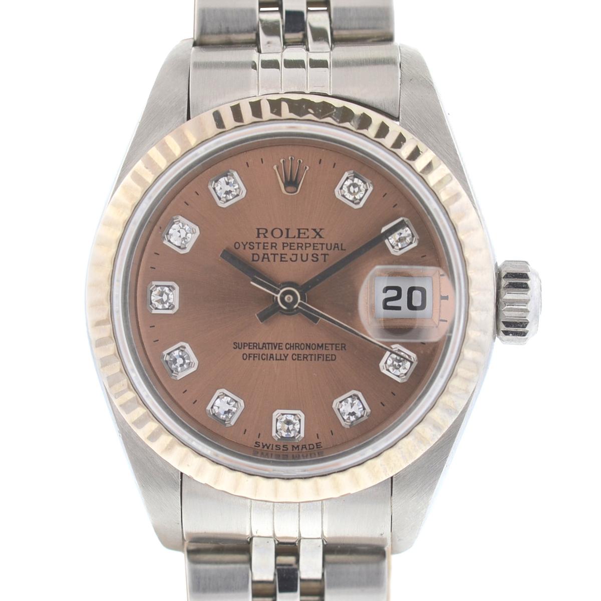 Company - Rolex
Style - Luxury Watch
Model - Datejust
Reference Number - 79174
Case Metal - Stainless Steel
Case Measurement - 26mm
Bracelet - Stainless Steel - 6 1/4