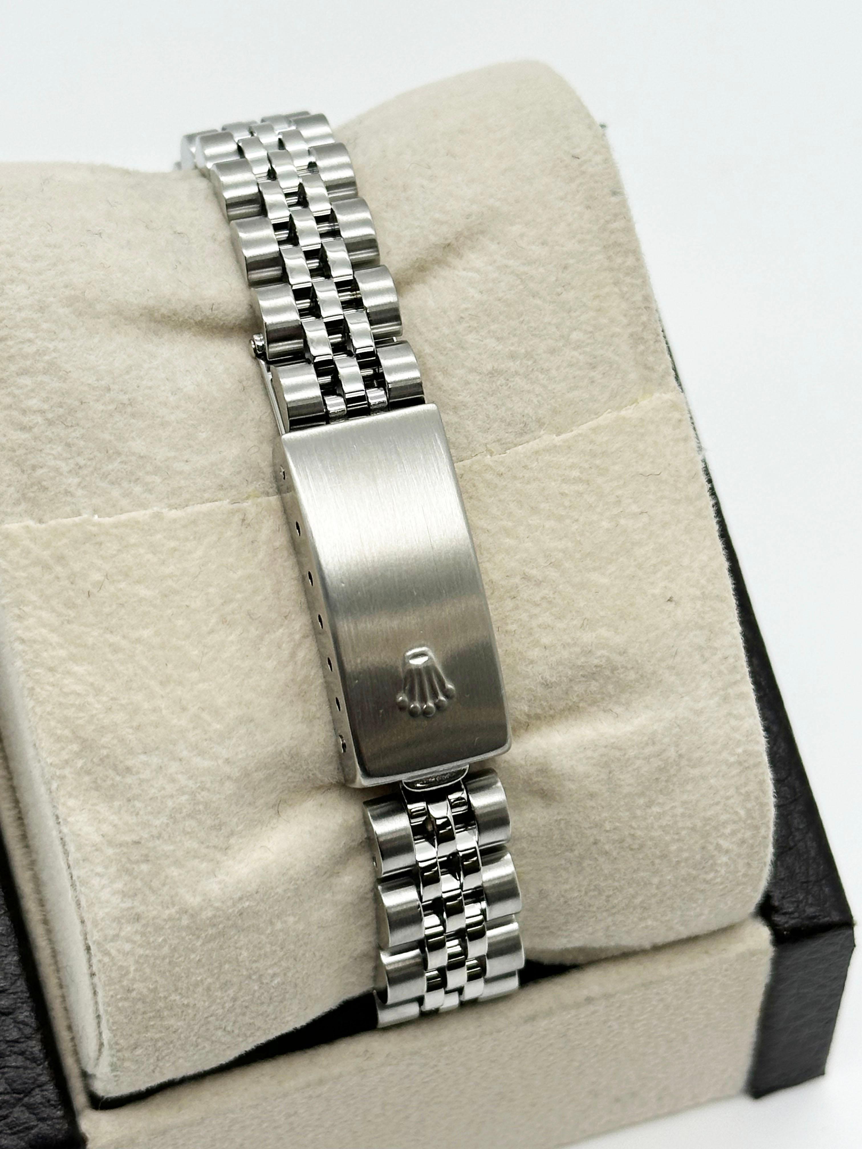 Rolex 79174 Damen Datejust Silber-Diamant-Zifferblatt Edelstahl 18K Weißgold 2002 1