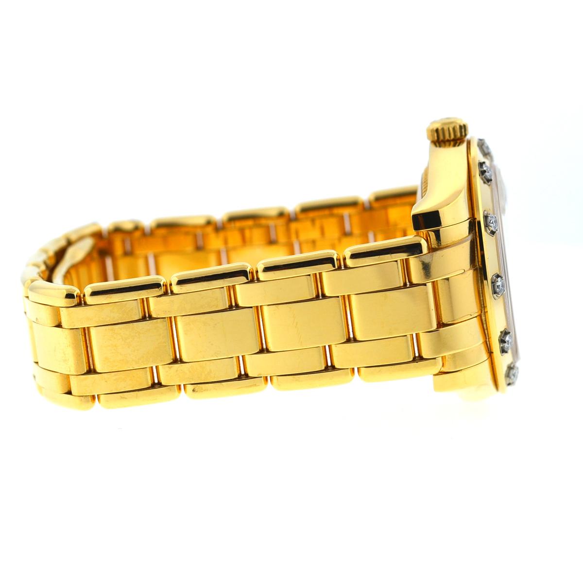 Rolex 81318 Masterpiece Pearlmaster 34 18k Yellow gold MOP Diamond Dial Watch 1