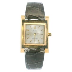 Rolex 9578 18K Yellow Gold Ultra-Thin S&L Engraved Watch Rolex 9578 18K Yellow Gold Ultra-Thin S&L Engraved Watch