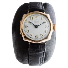 Rolex 9Ct, Damen Hand Made Uhr von 1915