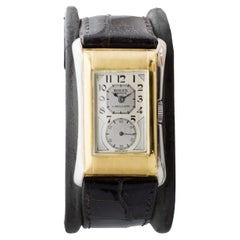 Rolex 9Kt massivem Gold zwei Tone Prince mit Kiln Fired Emaille Druck 1938