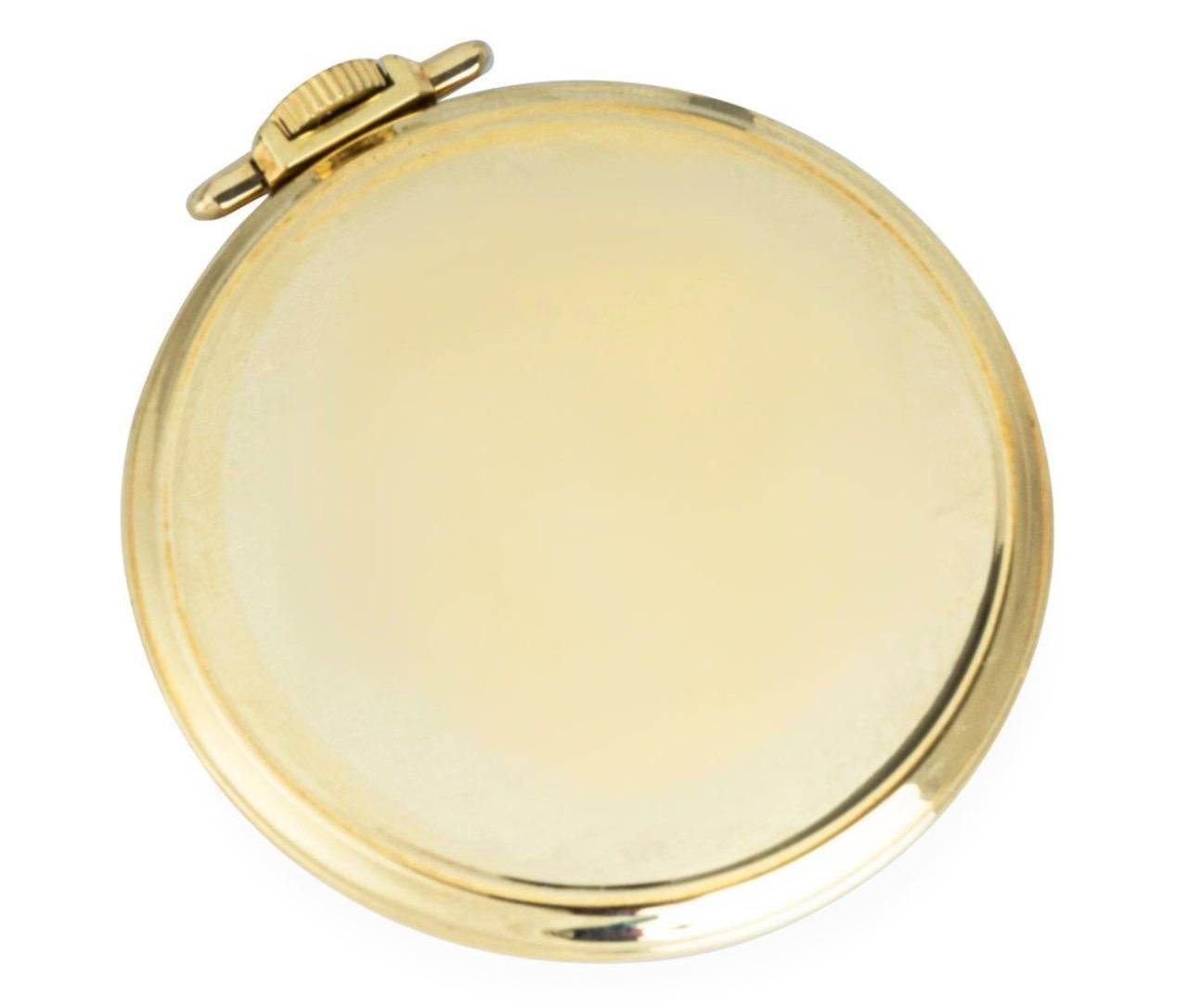 Rolex A 9CT Yellow Gold Keyless Lever Open Face Observatory Quality Pocketwatch In Good Condition In London, GB
