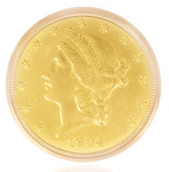 Rolex. A Rare Gold $20 Coin Watch C1970