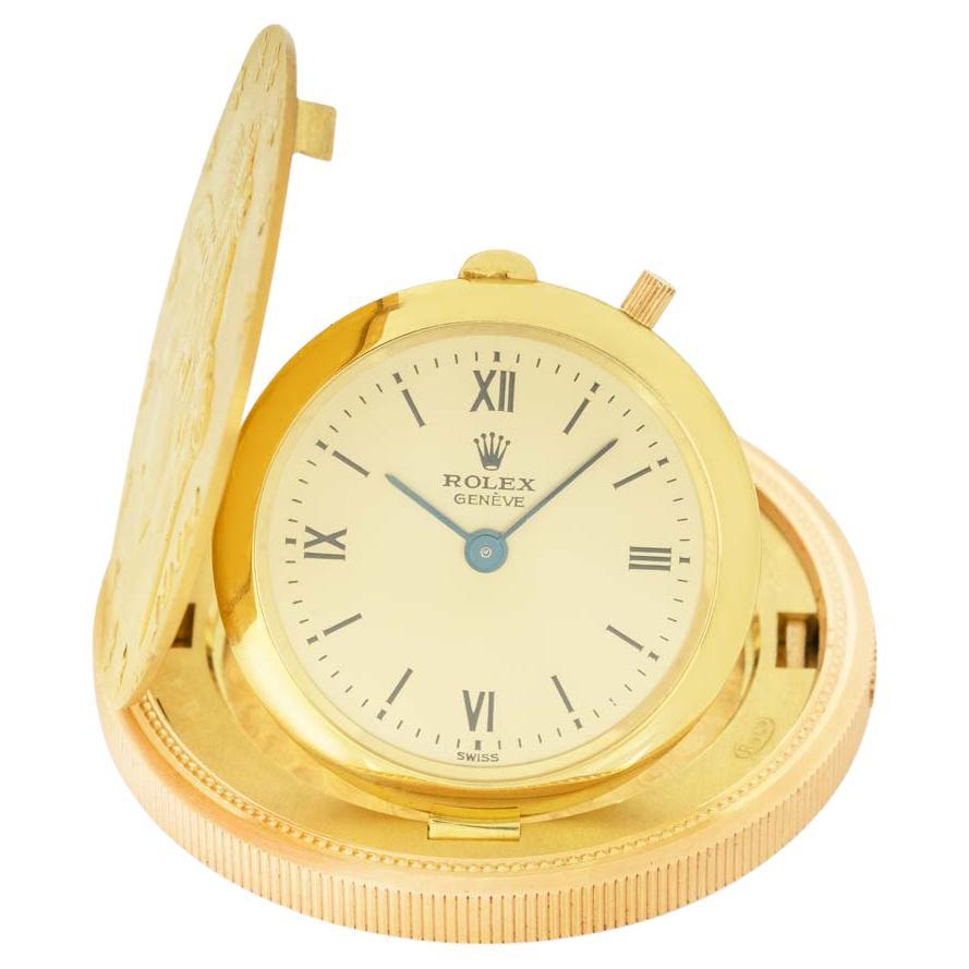Rolex. A Rare Gold $20 Coin Watch C1970 For Sale