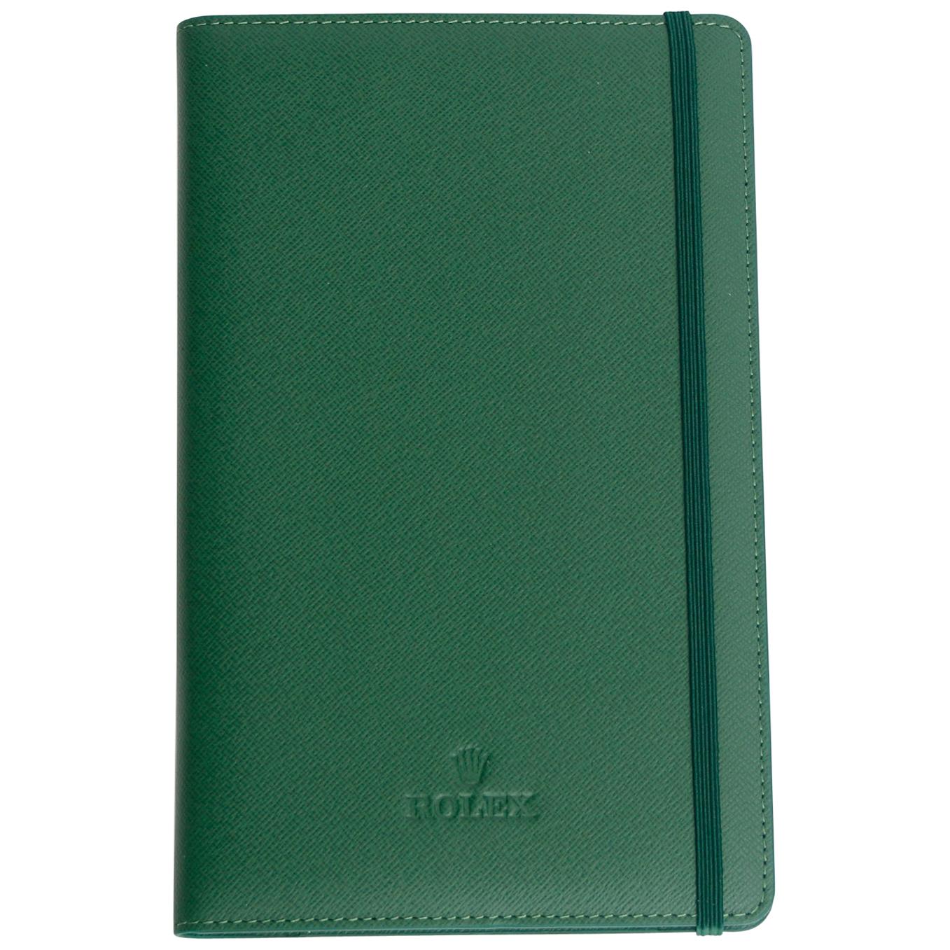 Rolex Agenda with Green Leather Cover For Sale