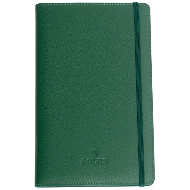Rolex Agenda with Green Leather Cover For Sale at 1stDibs