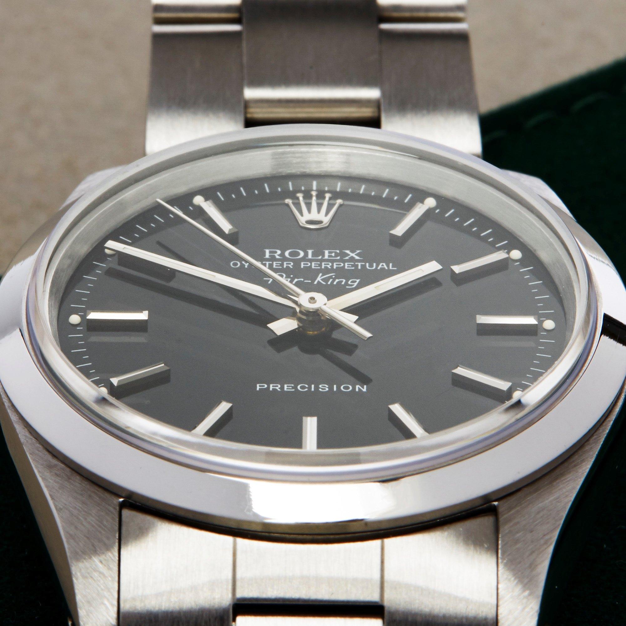 Rolex Air-King 0 14000 Men's Stainless Steel Watch In Excellent Condition In Bishops Stortford, Hertfordshire