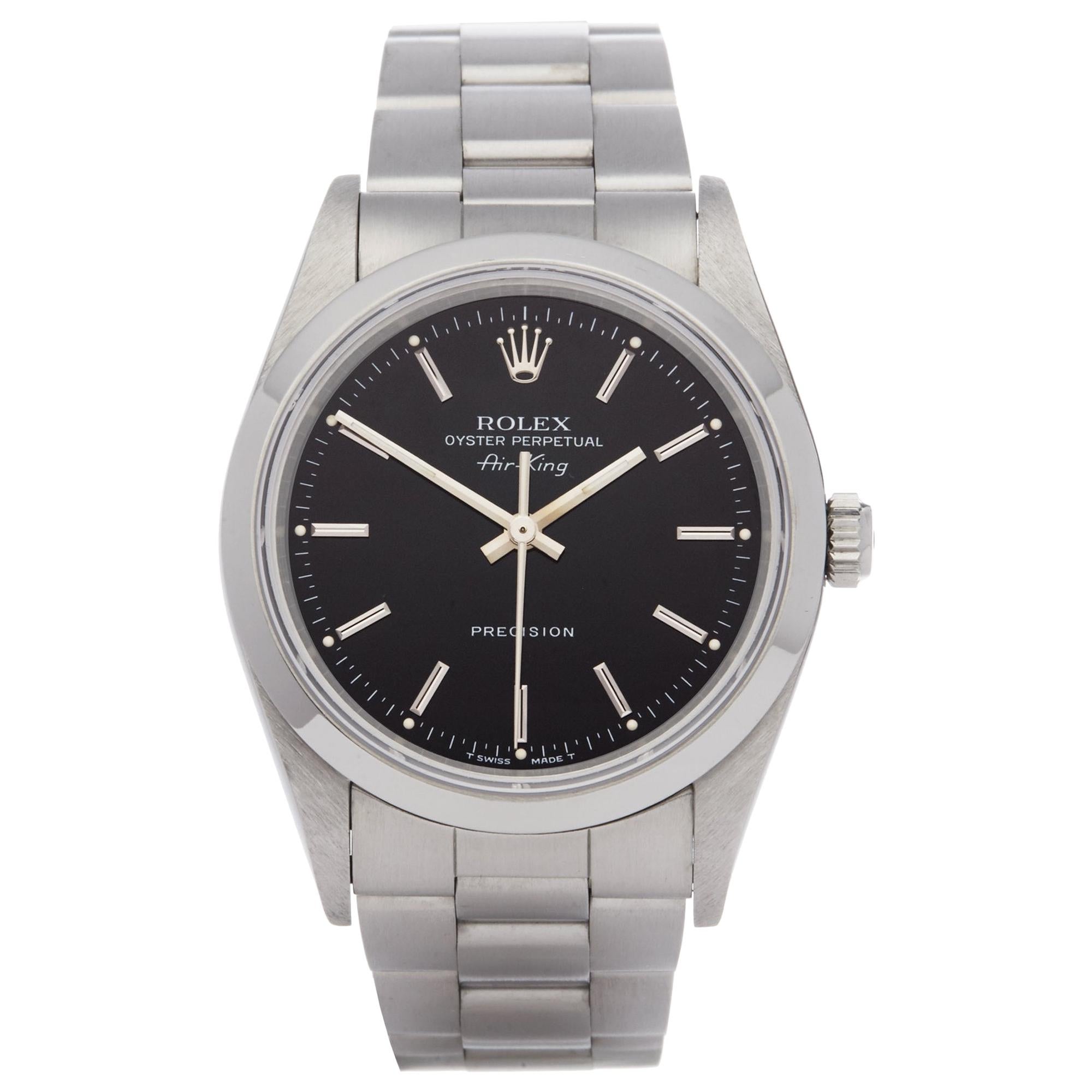Rolex Air-King 0 14000 Men's Stainless Steel Watch