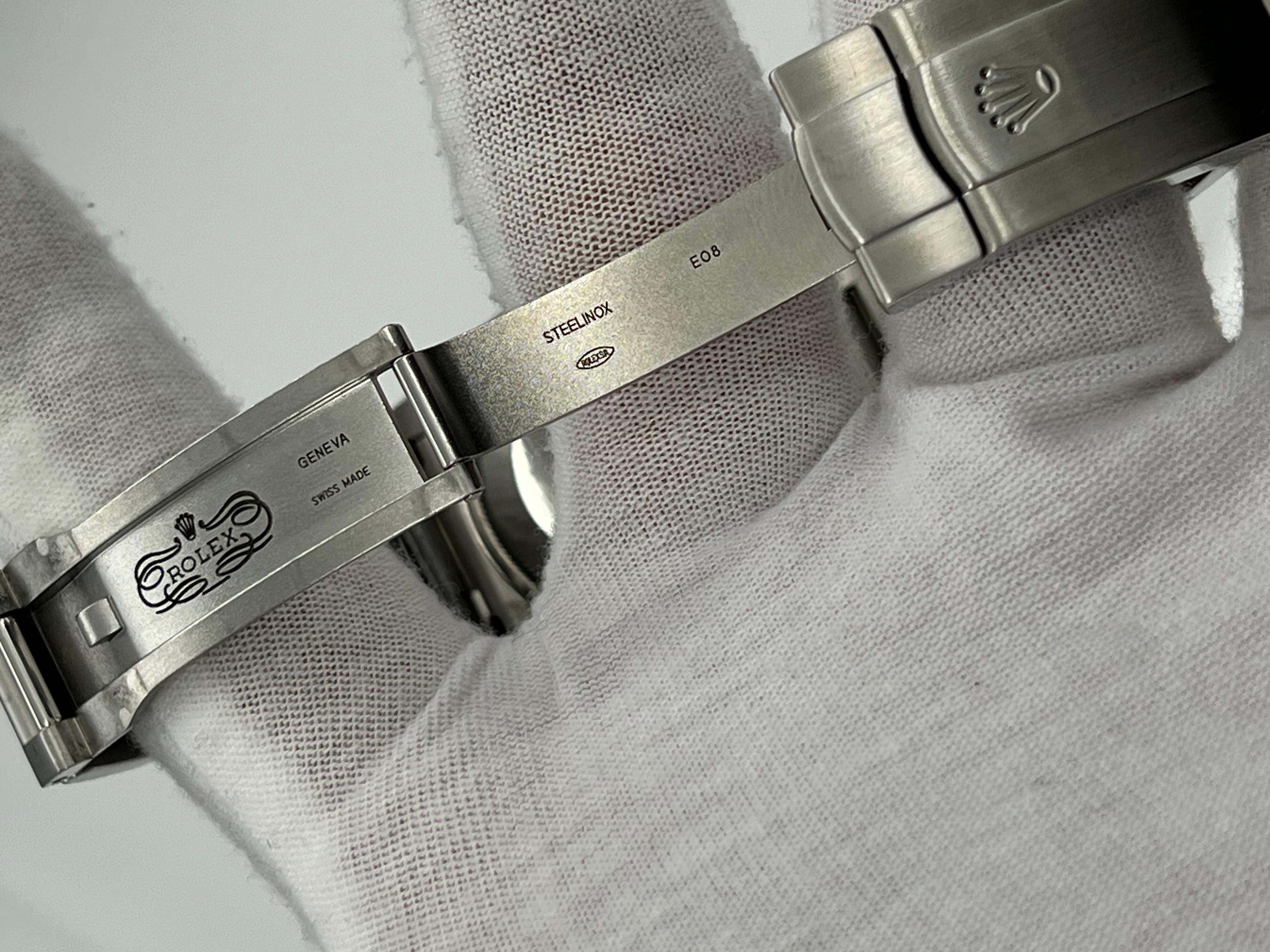 Rolex Air King 114200 34mm Esfera Blanca Acero Inoxidable en venta 2