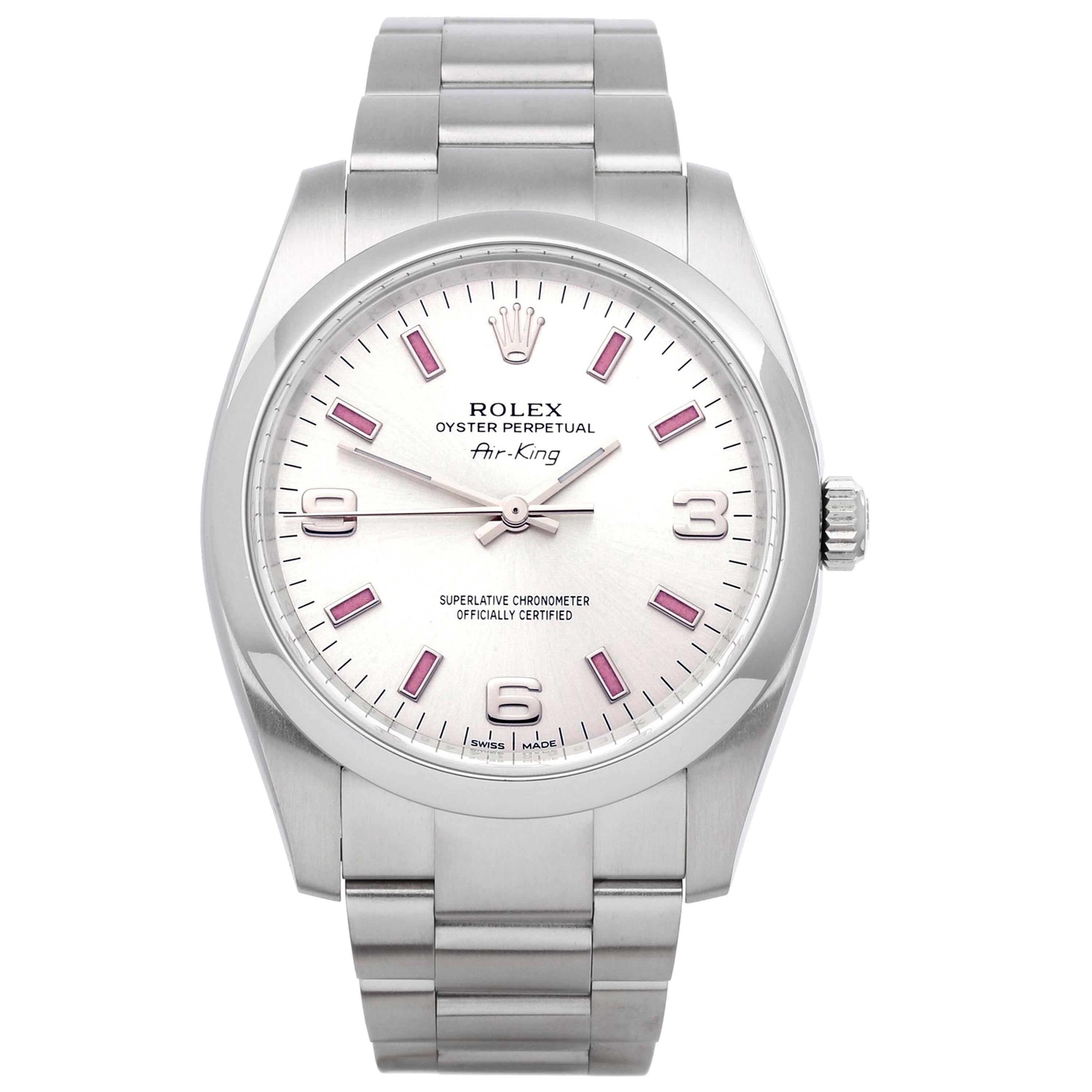 Rolex Air-King 114200 Unisex Stainless Steel Watch