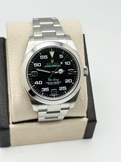 Rolex Air King 116900 40mm Black Arabic Dial Stainless Steel Box Paper 2020