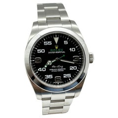 Rolex Air King 116900 40mm Black Dial Stainless Steel Box