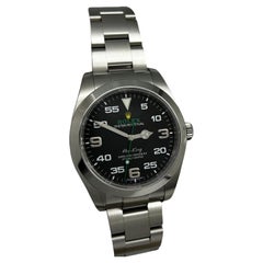 Rolex Air King 116900 Cadran noir Boîte en acier inoxydable Papier 2021