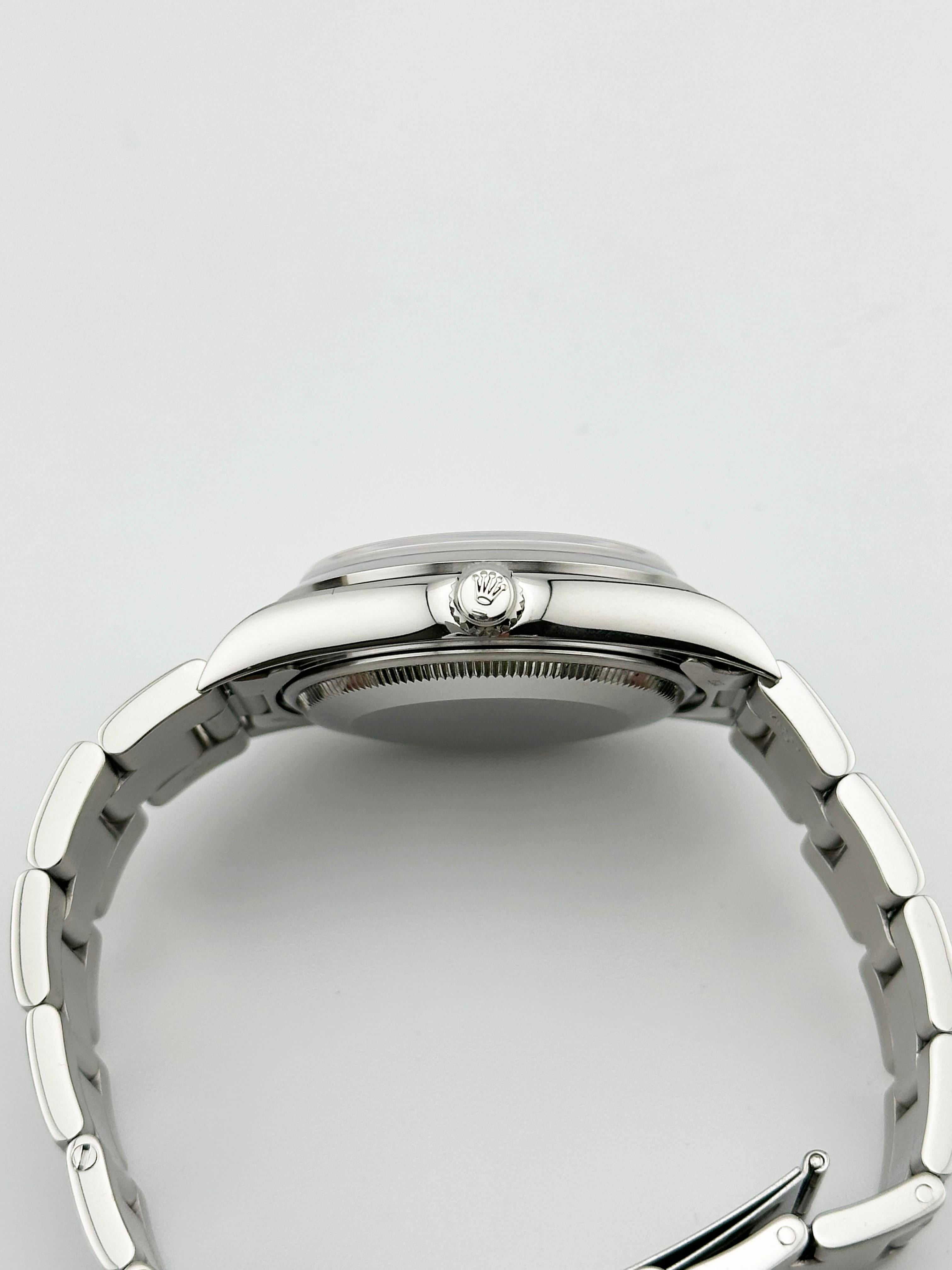 Rolex Air King 14000 Blue Dial Stainless Steel Box Papers 34mm 2
