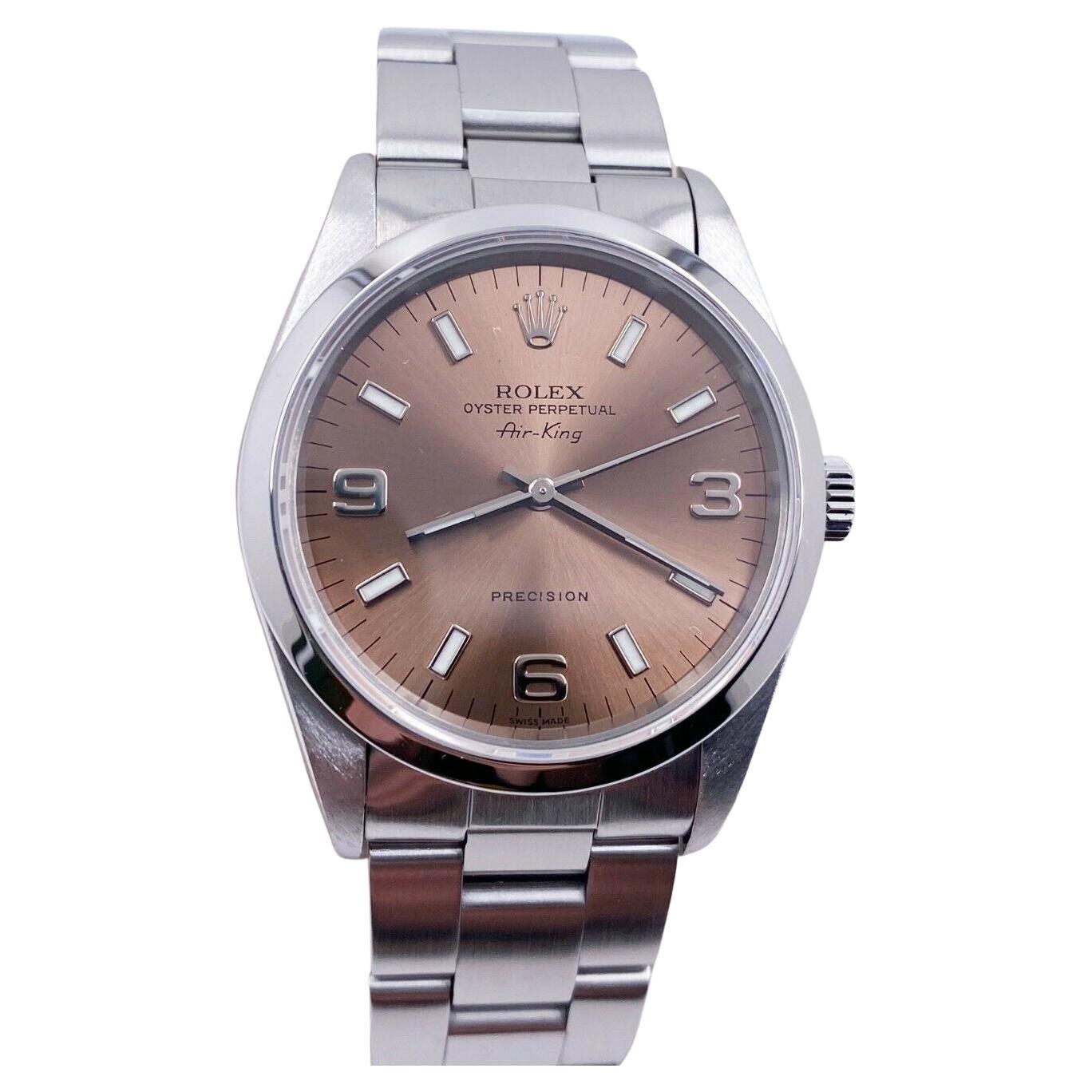 rolex air king pink