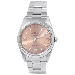 Rolex Air-King 14000, Salmon Dial, Certified and Warranty