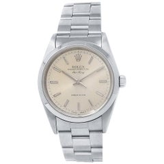 Vintage Rolex Air-King 14000, Silver Dial, Certified and Warranty
