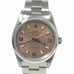 Rolex Air-King 14000 With 7.7 in. Band 
Pink Dial