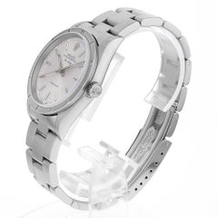 Rolex Air King 14010 Herren Silber Zifferblatt Edelstahl Oyster Perpetual A No.