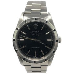 Rolex Air-King 14010 With 7.7 in. Band & Black Dial