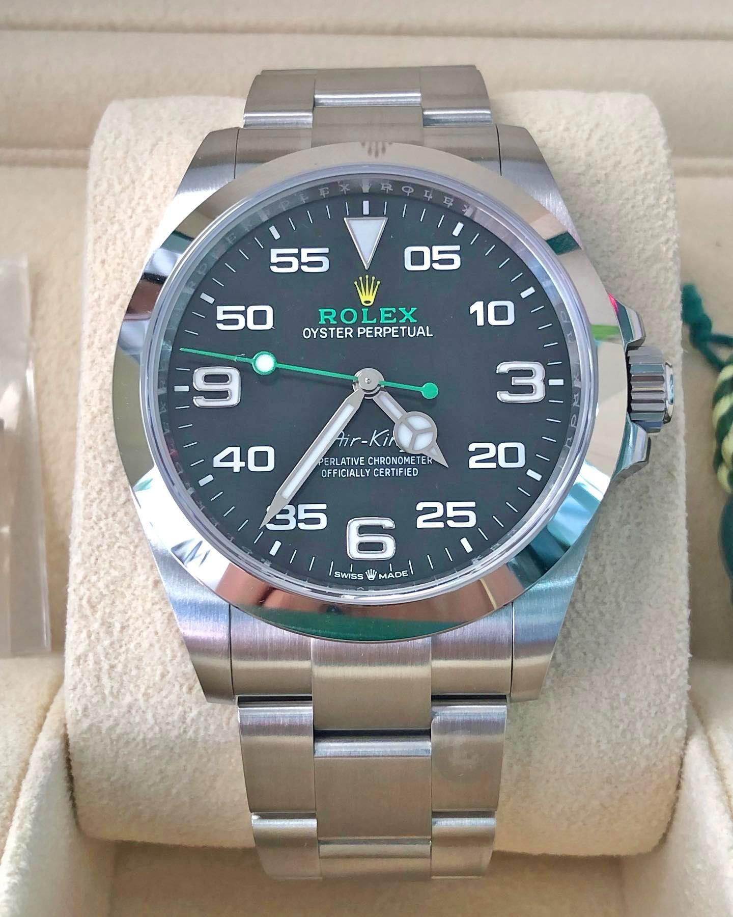 Rolex Air-King, 2022 Model Stainless Steel Unworn Watch Complete For Sale 2