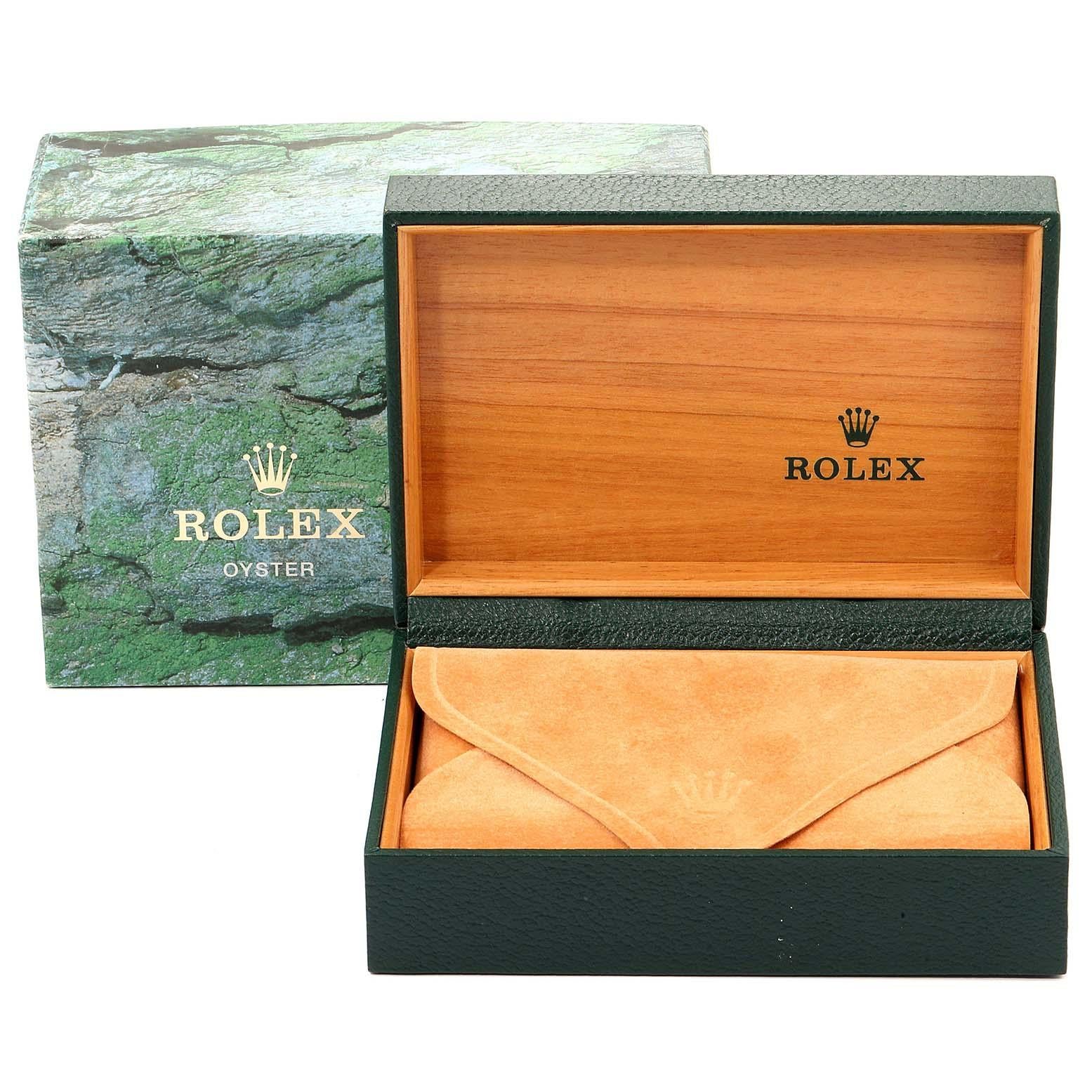 Rolex Air King 34 Black Dial Oyster Bracelet Steeel Men's Watch 14010 For Sale 8