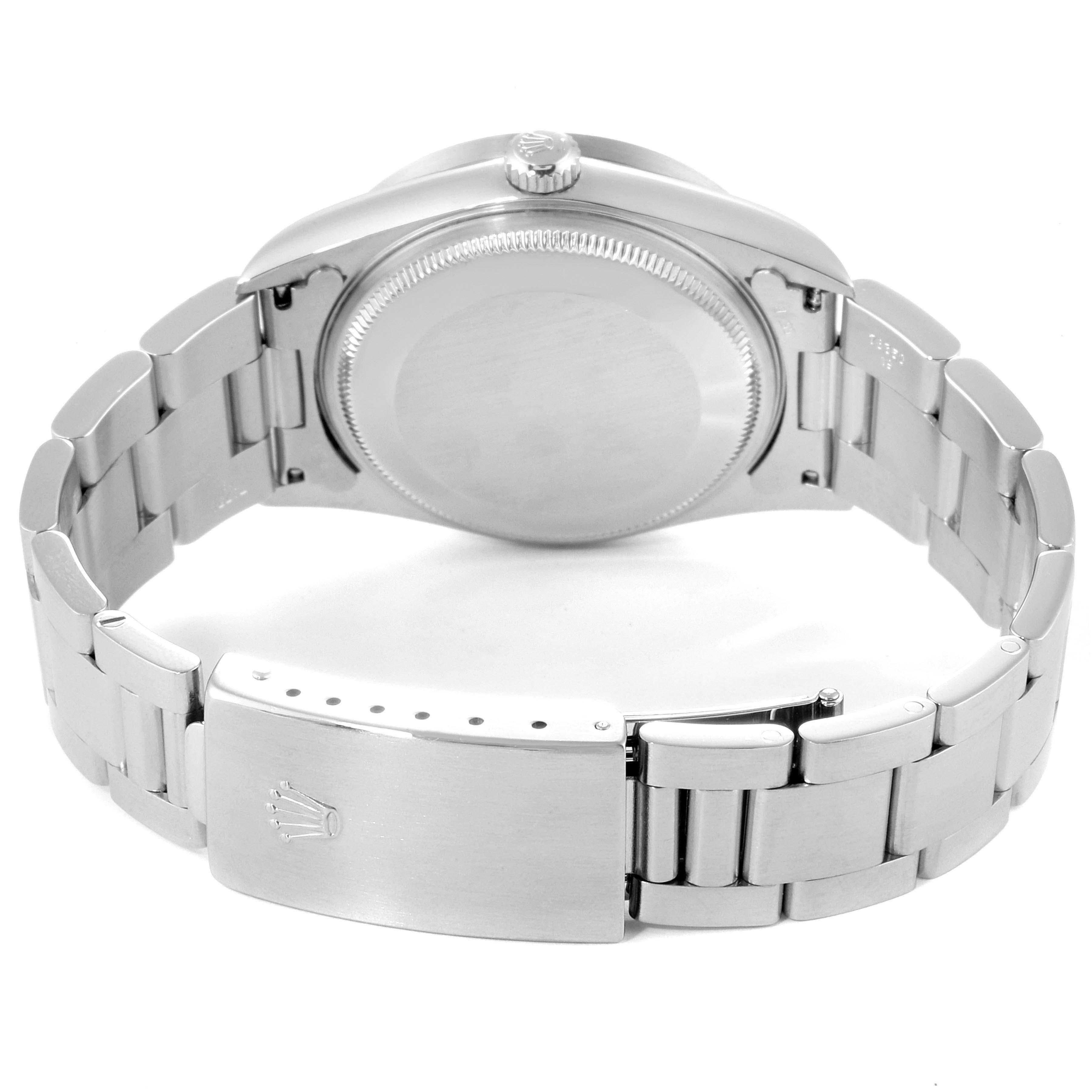 Rolex Air King 34 Black Dial Oyster Bracelet Steeel Men's Watch 14010 For Sale 6