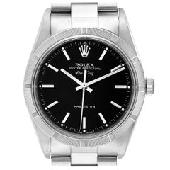Rolex Air King 34 Black Dial Oyster Bracelet Steeel Men's Watch 14010